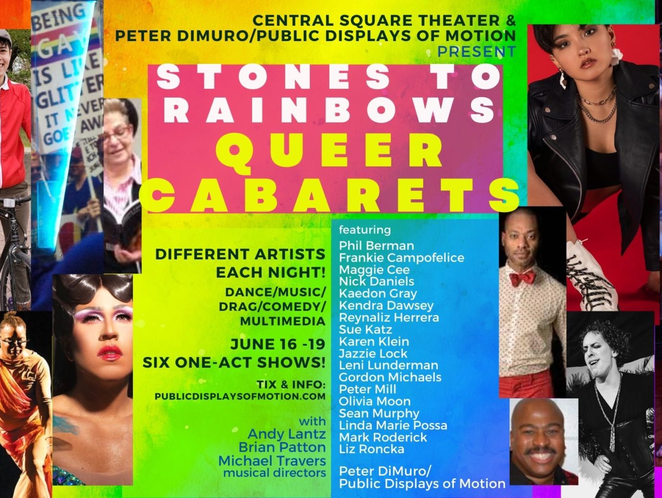 QUEER CABARETS:Stones to Rainbows/Gay to Queer Lives